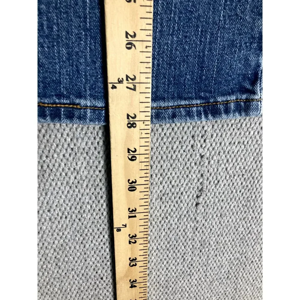 Vtg Levi's 505 Jeans Womens 8M 30X28 Blue Fade Relaxed Straight‎ Leg Cowgirl
